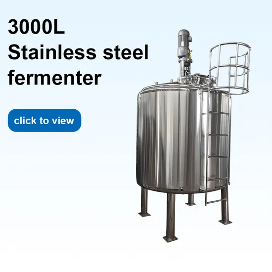 Três camadas de anaeróbio fechado da microbiologia industrial da cerveja do tanque de fermentação