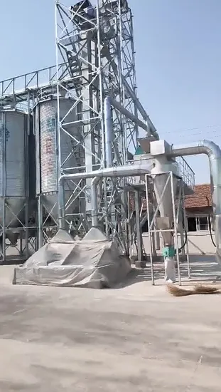 Fazenda usada placa ondulada silo de grãos de aço 1000 toneladas para venda