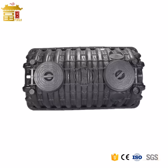 Fossas sépticas anaeróbicas de HDPE com biodigestor de três grades no sistema de tratamento de água